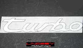 REAR EMBLEM TURBO SILVER 944T - 95155909301