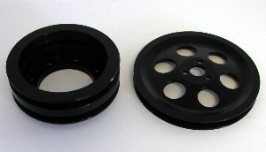 DRY SUMP POWER STEERING PULLEYS